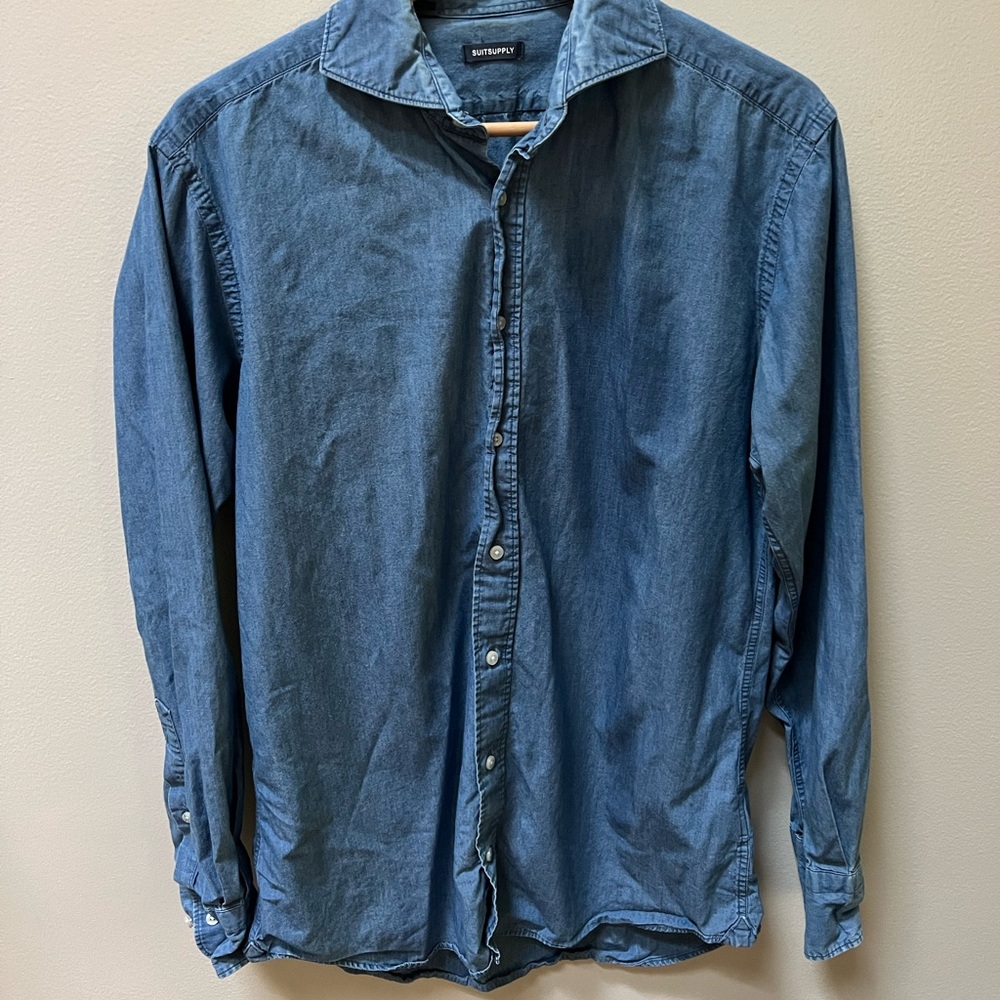 Suitsupply denim men’s button down